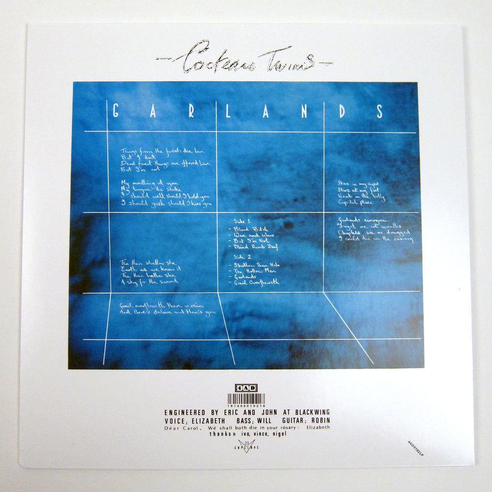 Cocteau Twins: Garlands Vinyl LP