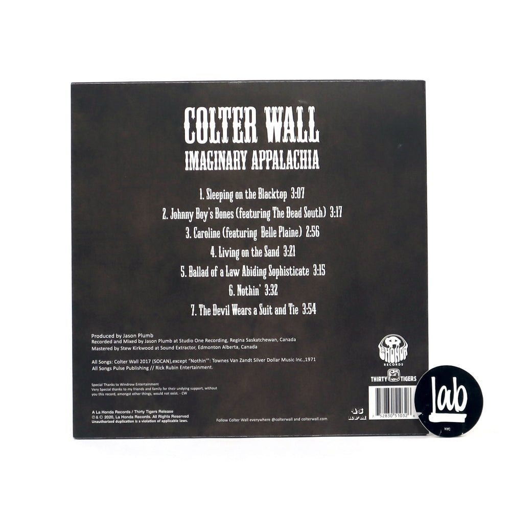 Colter Wall: Imaginary Appalachia Vinyl LP