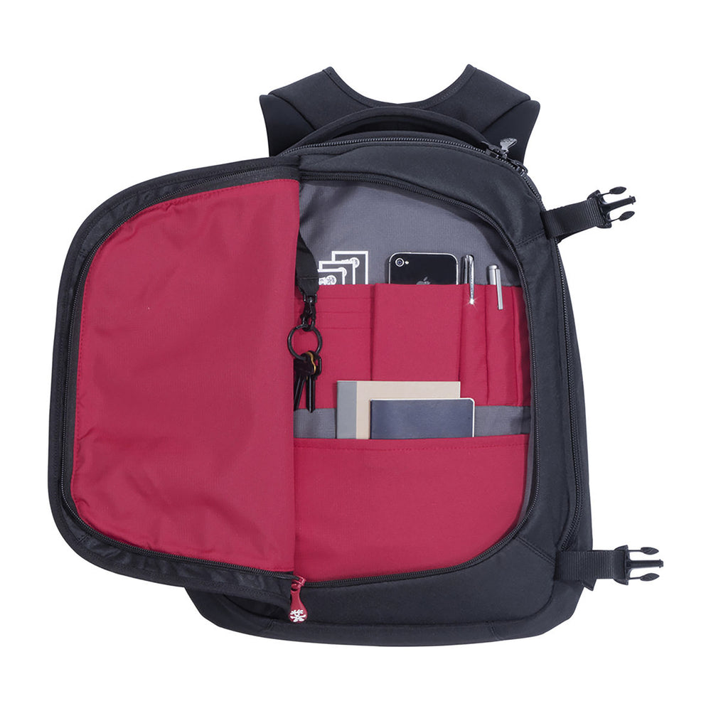 Crumpler: Dry Red No 5 Laptop Backpack - Black