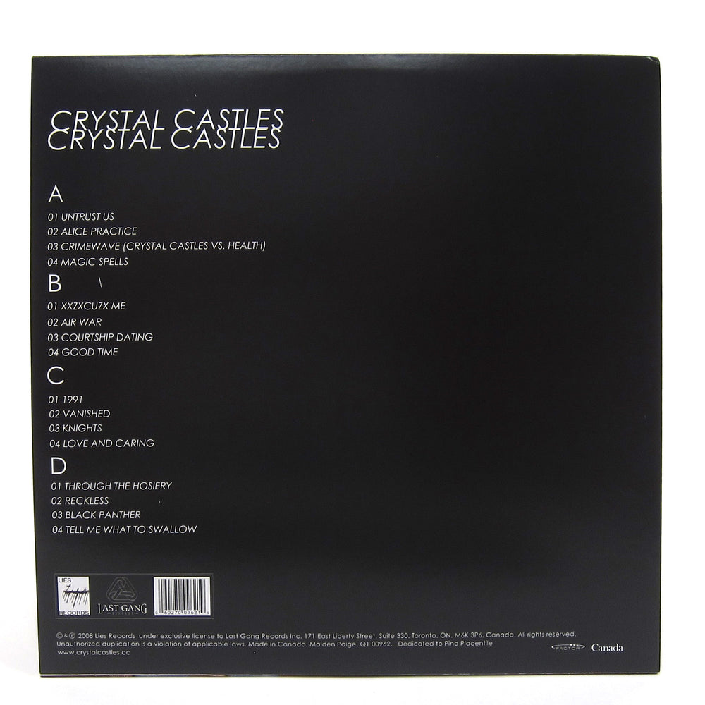 Crystal Castles: Crystal Castles Vinyl 2LP
