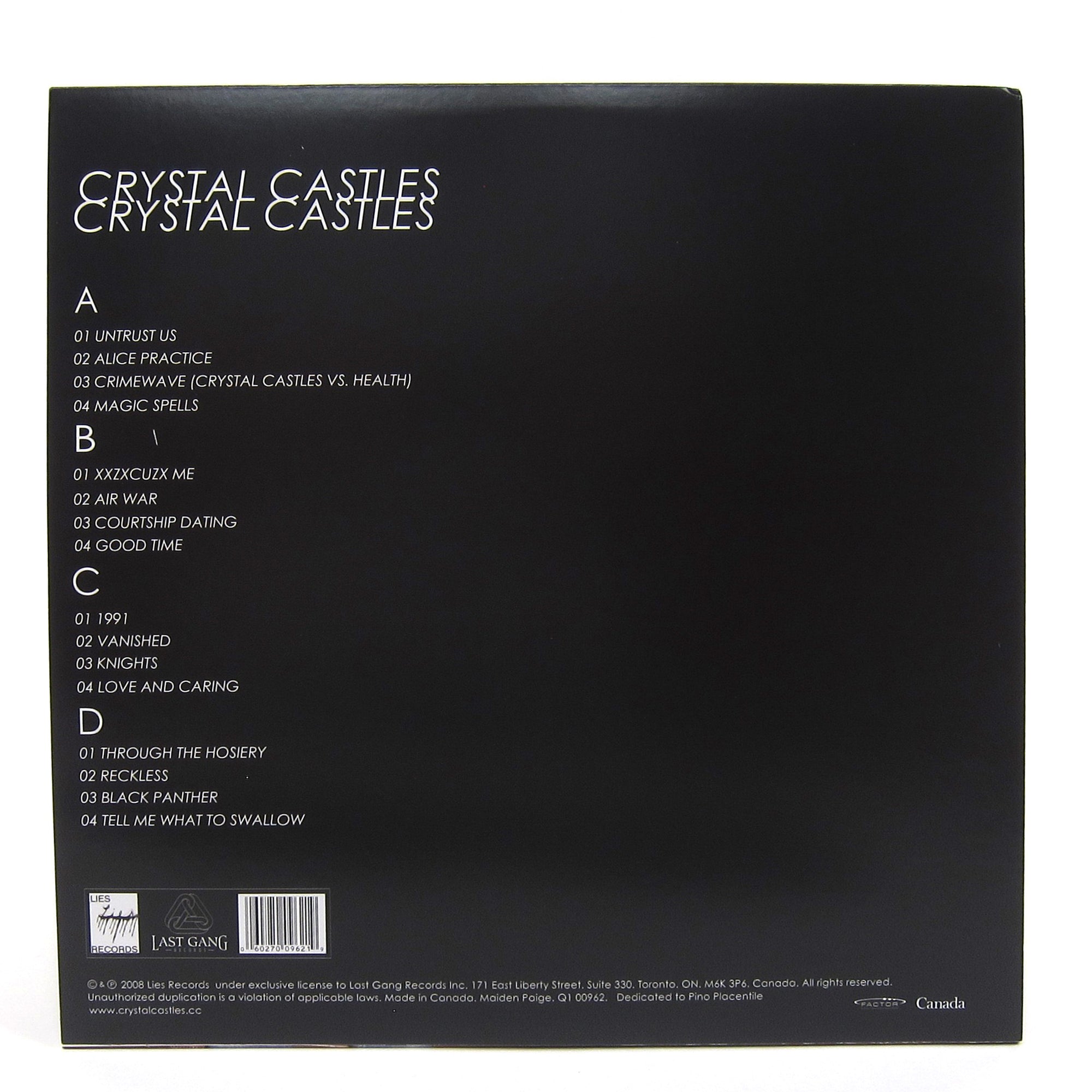 Crystal Castles Crystal Castles Vinyl 2LP —