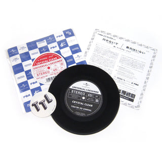 Crystal Clear: Stay With Me / You're So Unreal (JP Import) Vinyl 7"