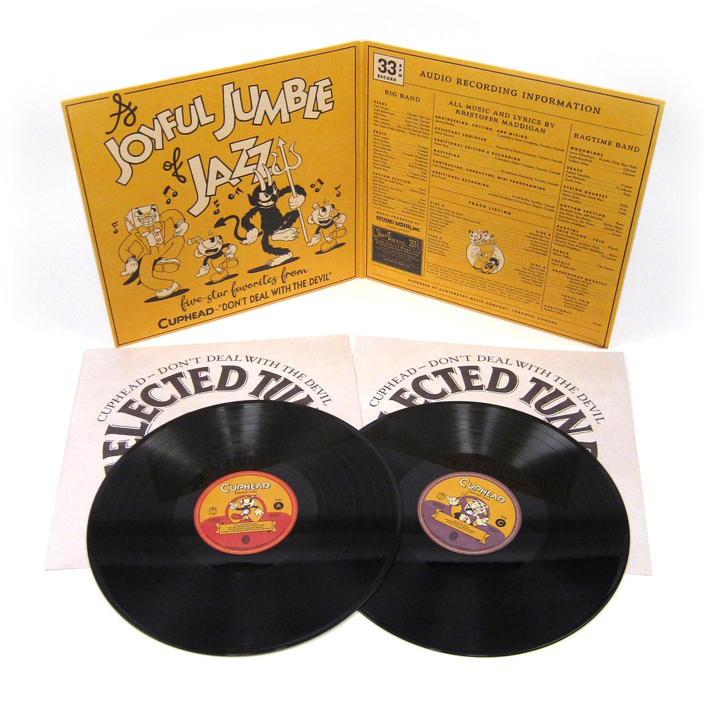 Kristofer Maddigan: Cuphead Standard Edition Soundtrack (180g) Vinyl 2LP