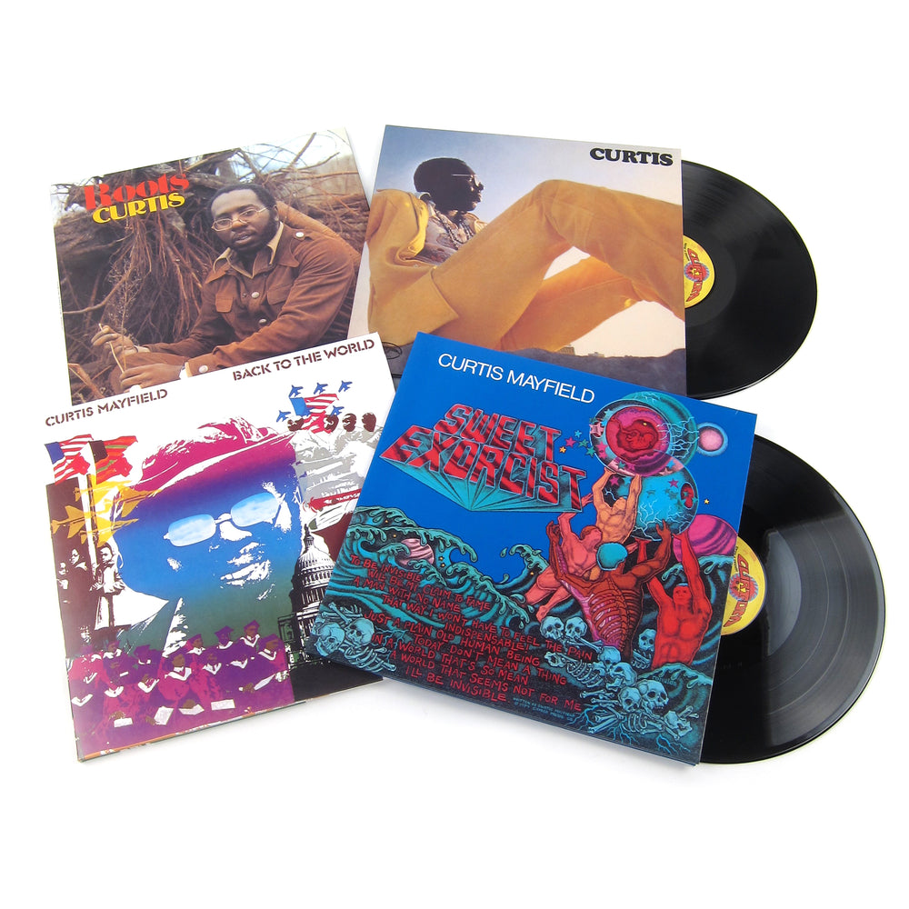 Curtis Mayfield: Keep On Keeping On - Studio Albums 1970-1974 (180g) Vinyl 4LP Boxset
