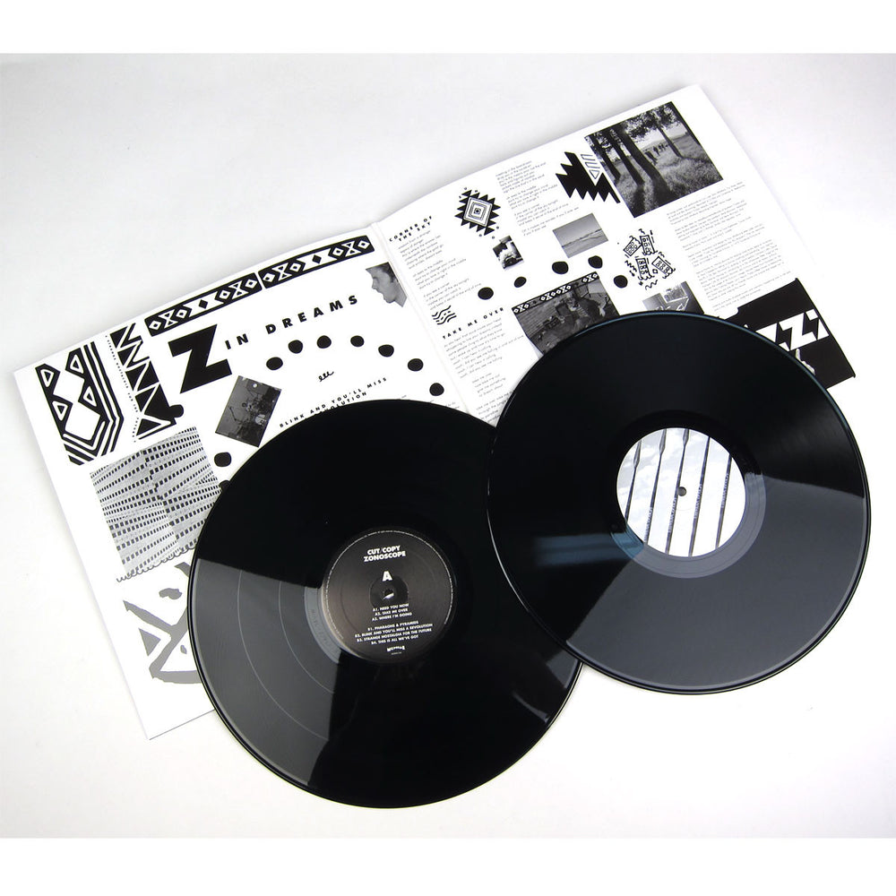 Cut Copy: Zonoscope Vinyl 2LP detail