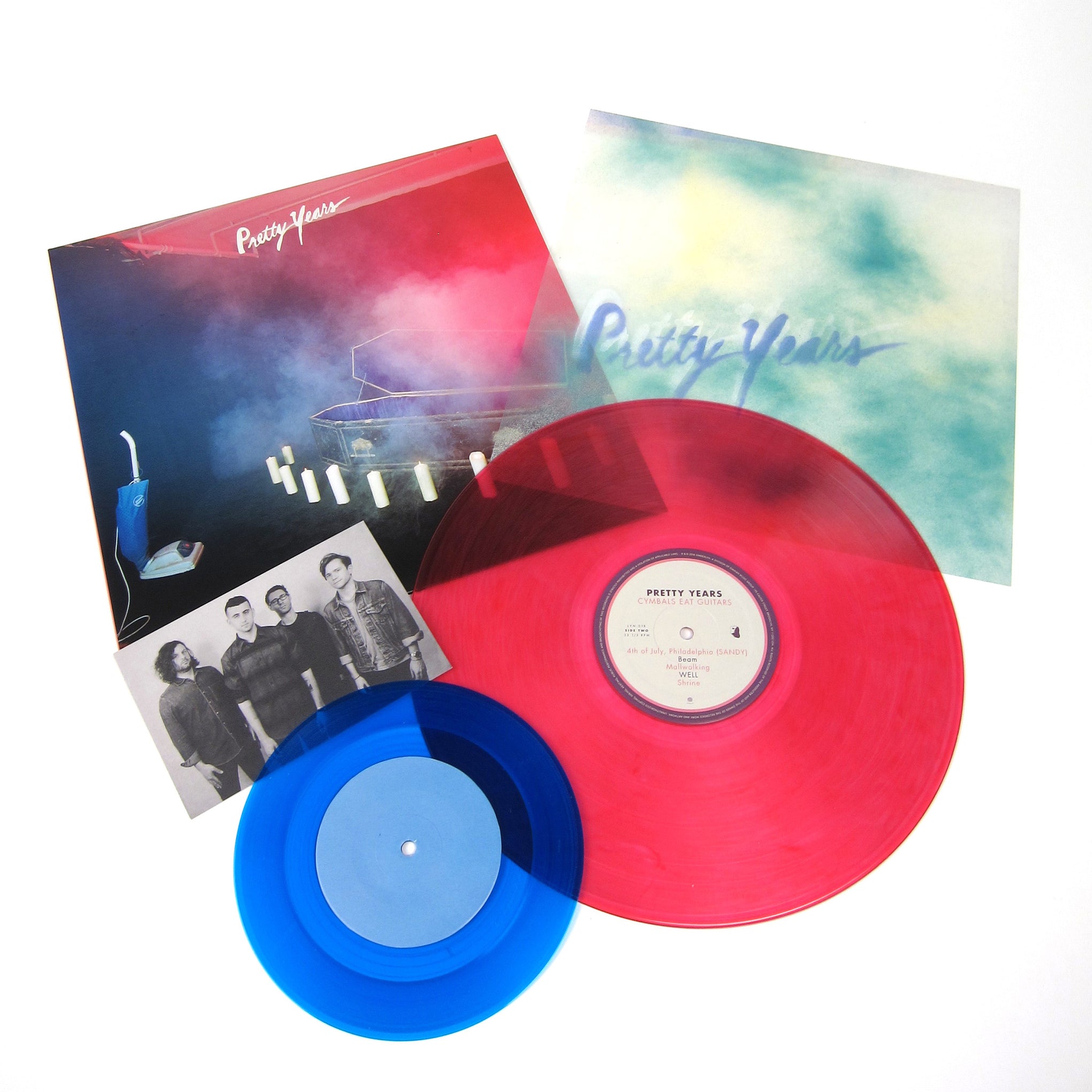 Cymbals Eat Guitars Pretty Years (Transparent Rose Vinyl) Vinyl LP+7