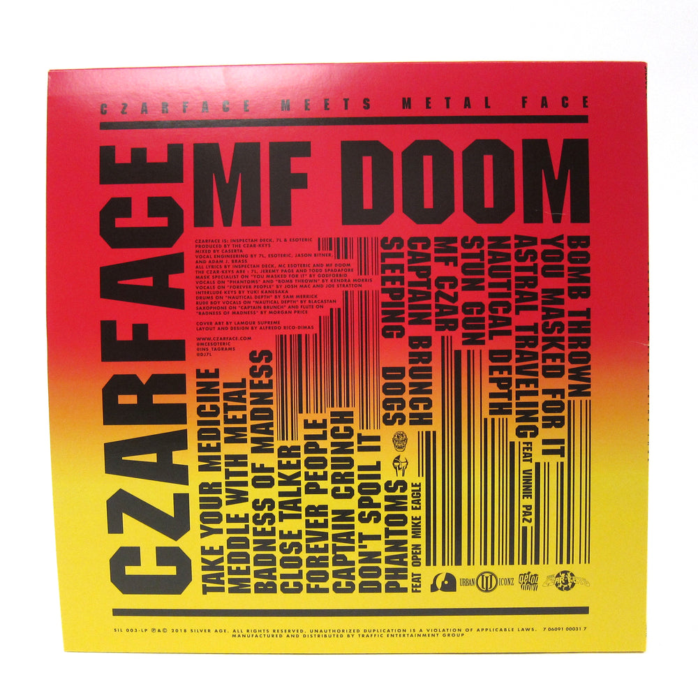Czarface & MF Doom: Czarface Meets Metal Face Vinyl LP