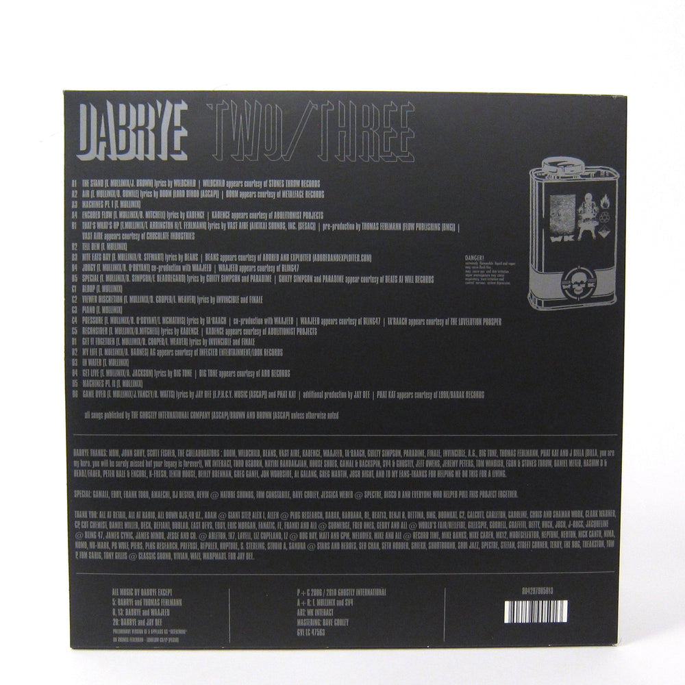 Dabrye: Two/Three Vinyl 2LP
