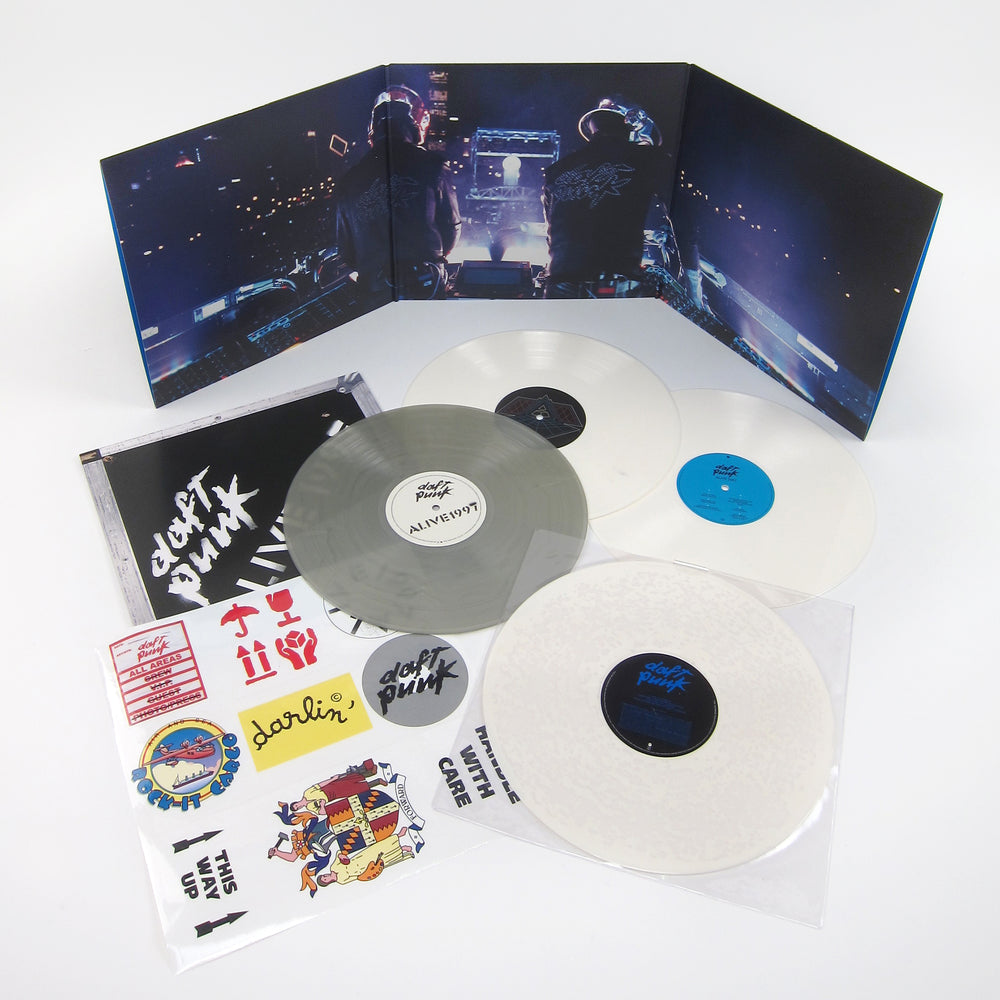 Daft Punk: Alive 1997 + Alive 2007 (180g, Colored Vinyl) 4LP Vinyl Boxset