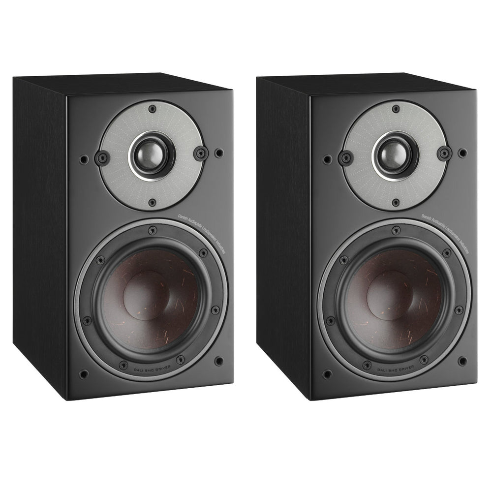 Dali: Oberon 1 Passive Bookshelf Speakers - Black (Pair) - (Open Box Speical)