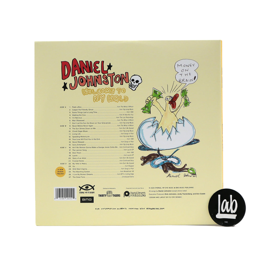 Daniel Johnston: Welcome To My World (Indie Exclusive Colored Vinyl) Vinyl 2LP
