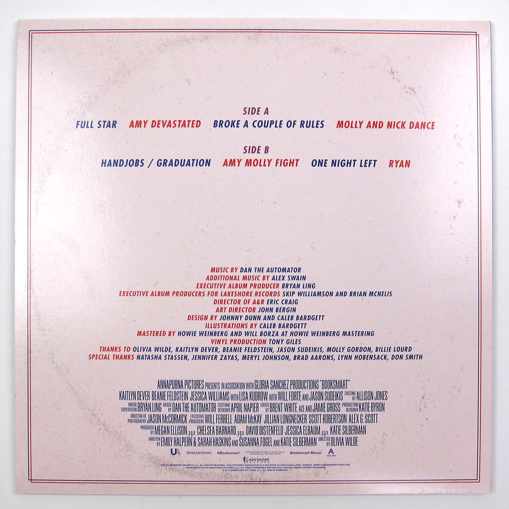 Dan The Automator: Booksmart Soundtrack (Colored Vinyl) Vinyl LP
