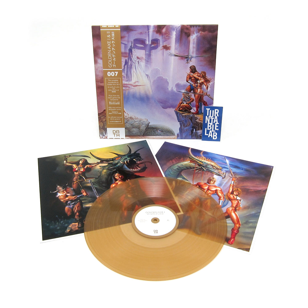 Data Discs: Golden Axe I&II Original Soundtracks (180g, Gold Colored Vinyl) Vinyl LP