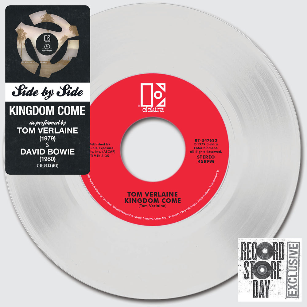 David Bowie / Tom Verlaine: Side By Side - Kingdom Come Vinyl 7" (Record Store Day)