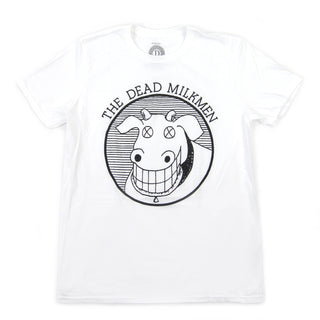 The Dead Milkmen: Cow Logo Shirt - White