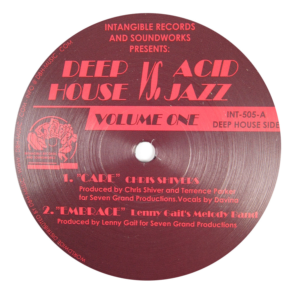 Intangible Records & Soundworks: Deep House Vs. Acid Jazz - Vol.1 Vinyl 12"