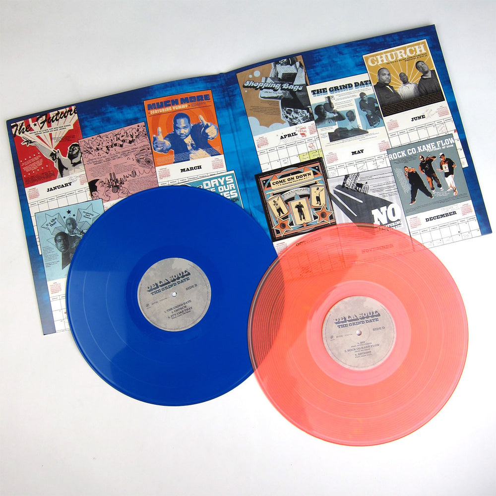 De La Soul: The Grind Date 10th Anniversary Edition (Blue & Orange Vinyl) Vinyl 2LP detail