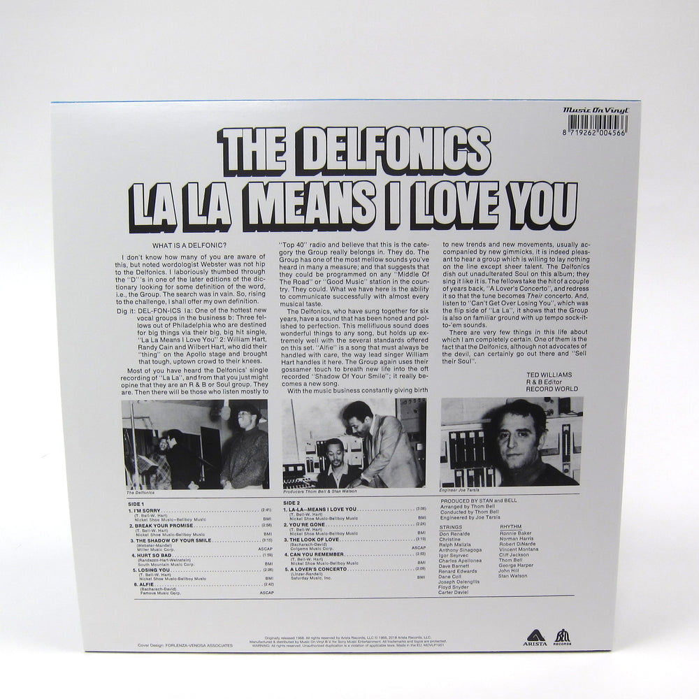 The Delfonics: La La Means I Love You (Music On Vinyl 180g) Vinyl LP