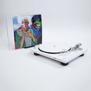 Denon: DP-450USB Turntable - White (DP450USBWT) lid stand