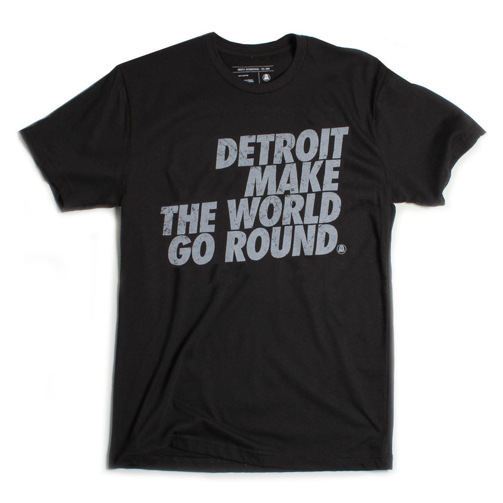 Ghostly International: Detroit Make The World Shirt - Black