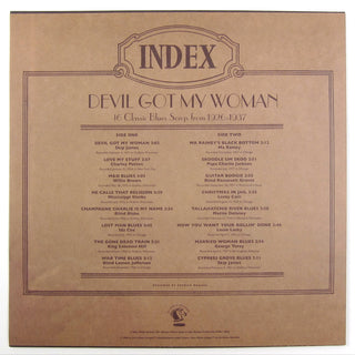 Devil Got My Woman: 16 Classic Blues Songs From 1926-1937 (Colored Vinyl) Vinyl LP