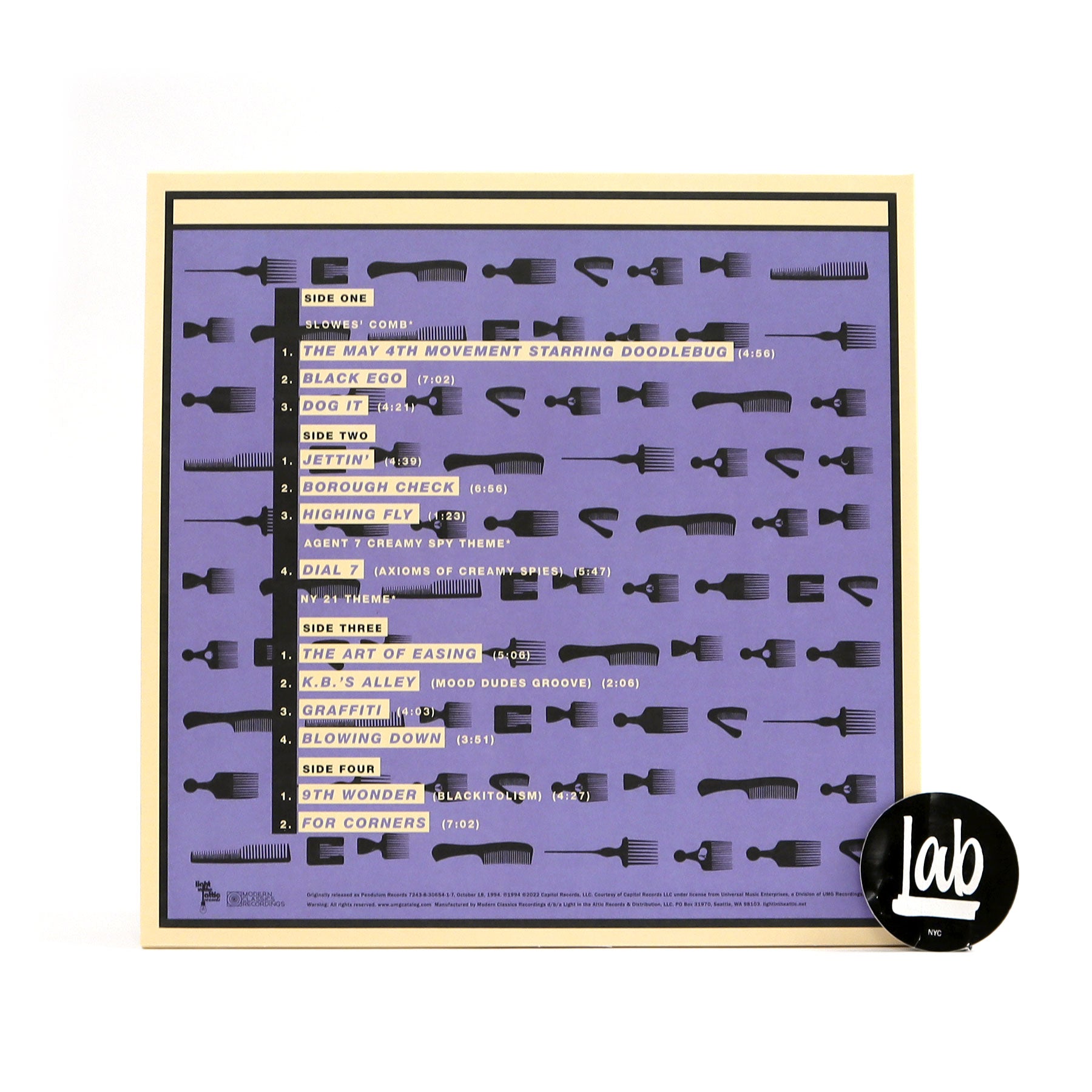 Digable Planets: Blowout Comb (Blue & Gold Colored Vinyl) Vinyl
