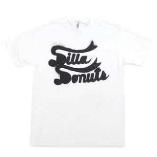 Stones Throw: Dilla Donuts Stencil Shirt - White / Black
