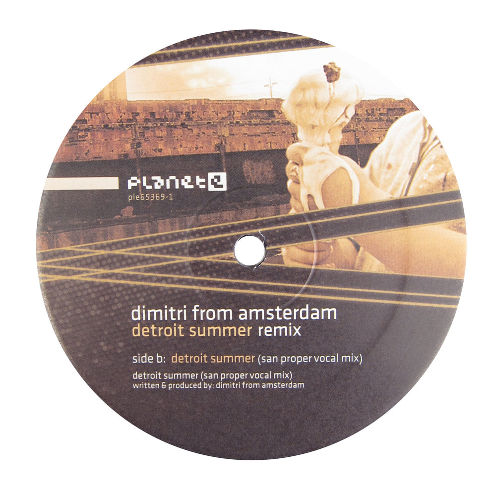 Dimitri From Amsterdam: Detroit Summer (San Proper Remix) Vinyl 12"
