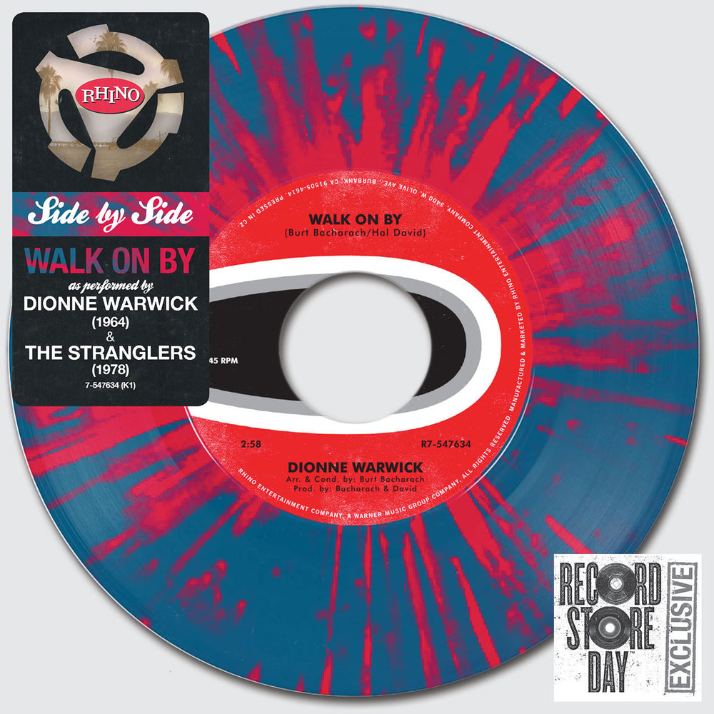 Dionne Warwick / The Stranglers: Side By Side - Walk On By Vinyl 7" (Record Store Day)