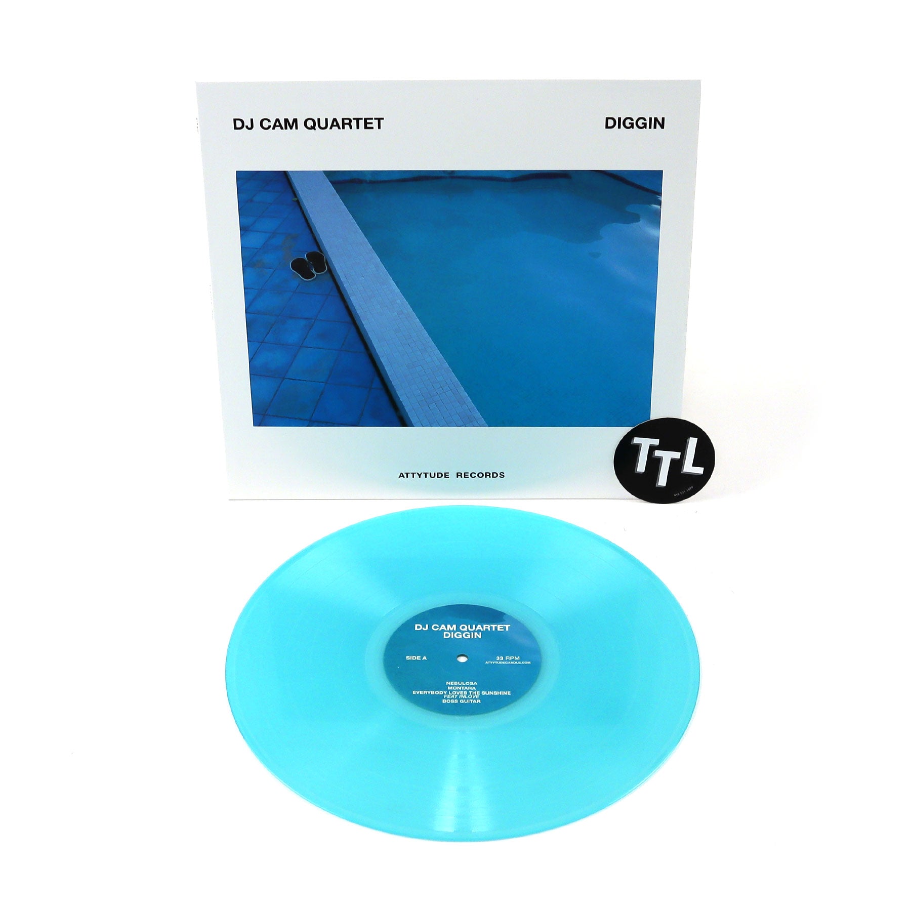 DJ Cam Quartet: Diggin (Colored Vinyl) Vinyl LP – TurntableLab.com