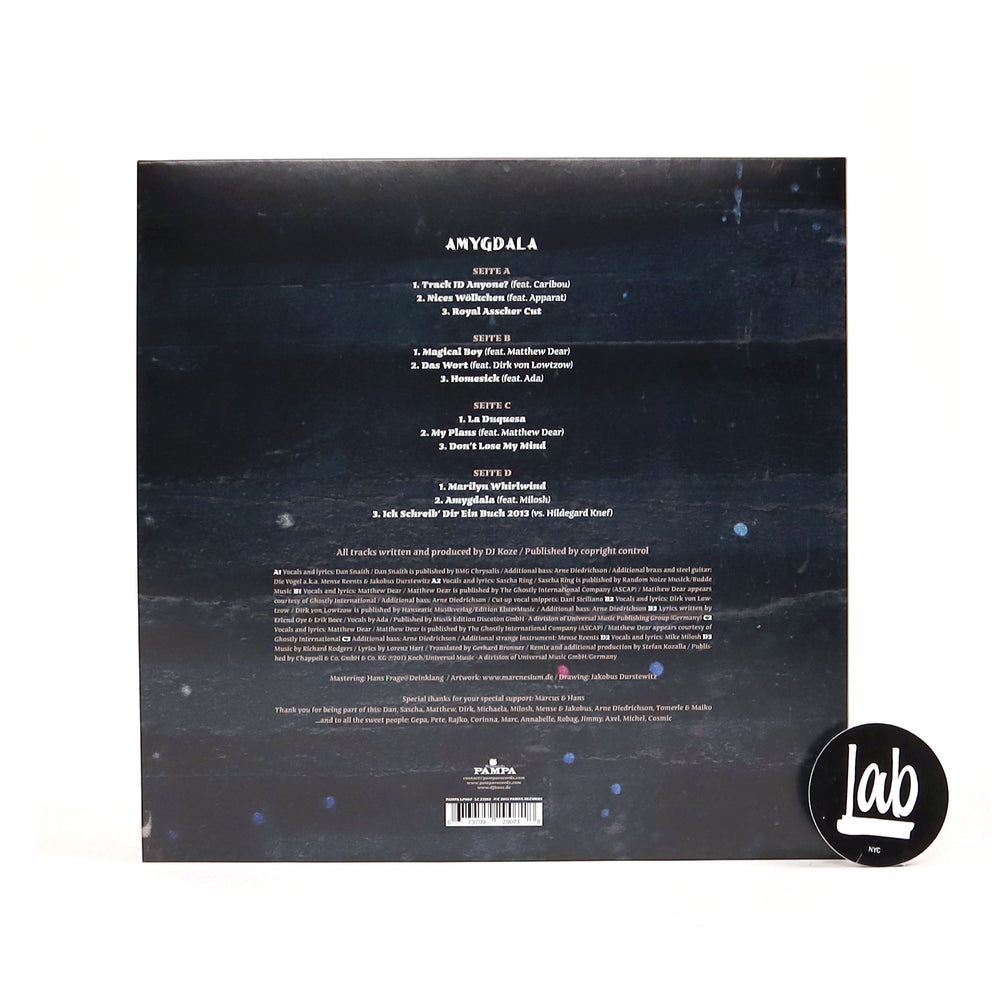 DJ Koze: Amygdala Vinyl 2LP+7"