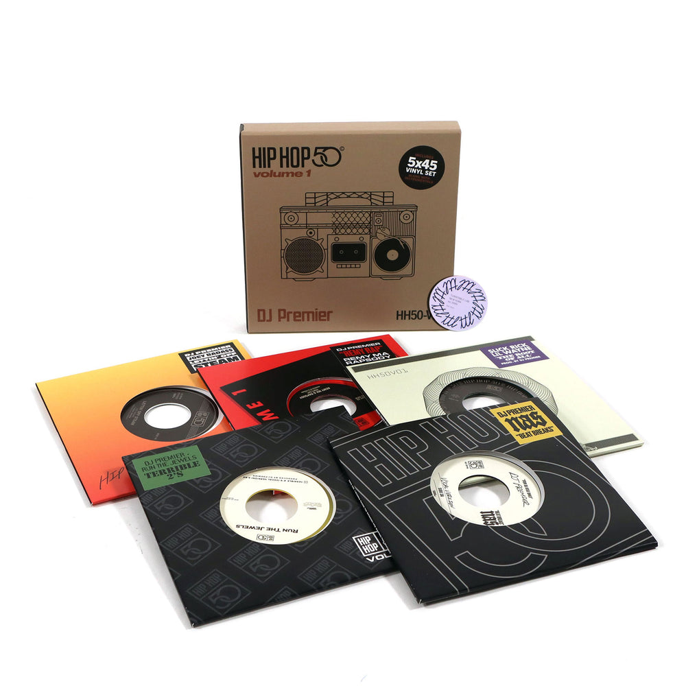 DJ Premier: Hip Hop 50 Vol.1 (Colored Vinyl) Vinyl Boxset — TurntableLab.com