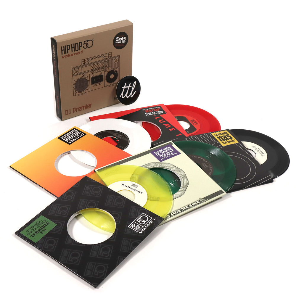 DJ Premier: Hip Hop 50 Vol.1 (Colored Vinyl) Vinyl Boxset — TurntableLab.com