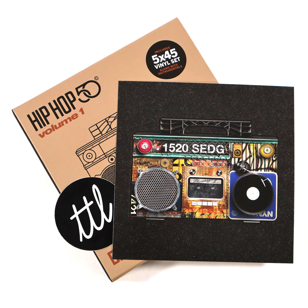 DJ Premier: Hip Hop 50 Vol.1 (Colored Vinyl) Vinyl 5x7" Boxset