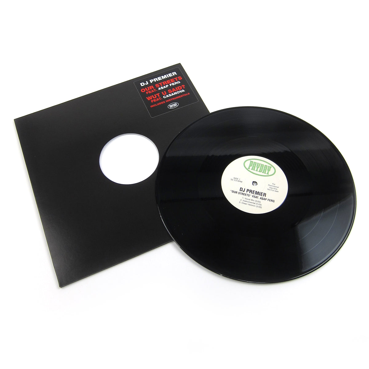 DJ PREMIER - OUR STREETS レコード2枚ASAP DJ PREMIER - OUR STREETS レコード2枚ASAP