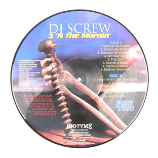 DJ Screw: 3 'N The Mornin' (Pic Disc) Vinyl 12"
