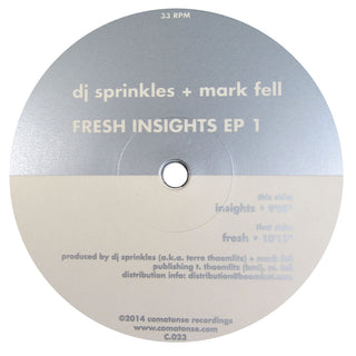 DJ Sprinkles + Mark Fell: Fresh Insights EP 1 Vinyl 12"