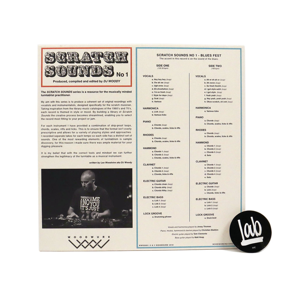 DJ Woody: Scratch Sounds No.1 Vinyl 12"