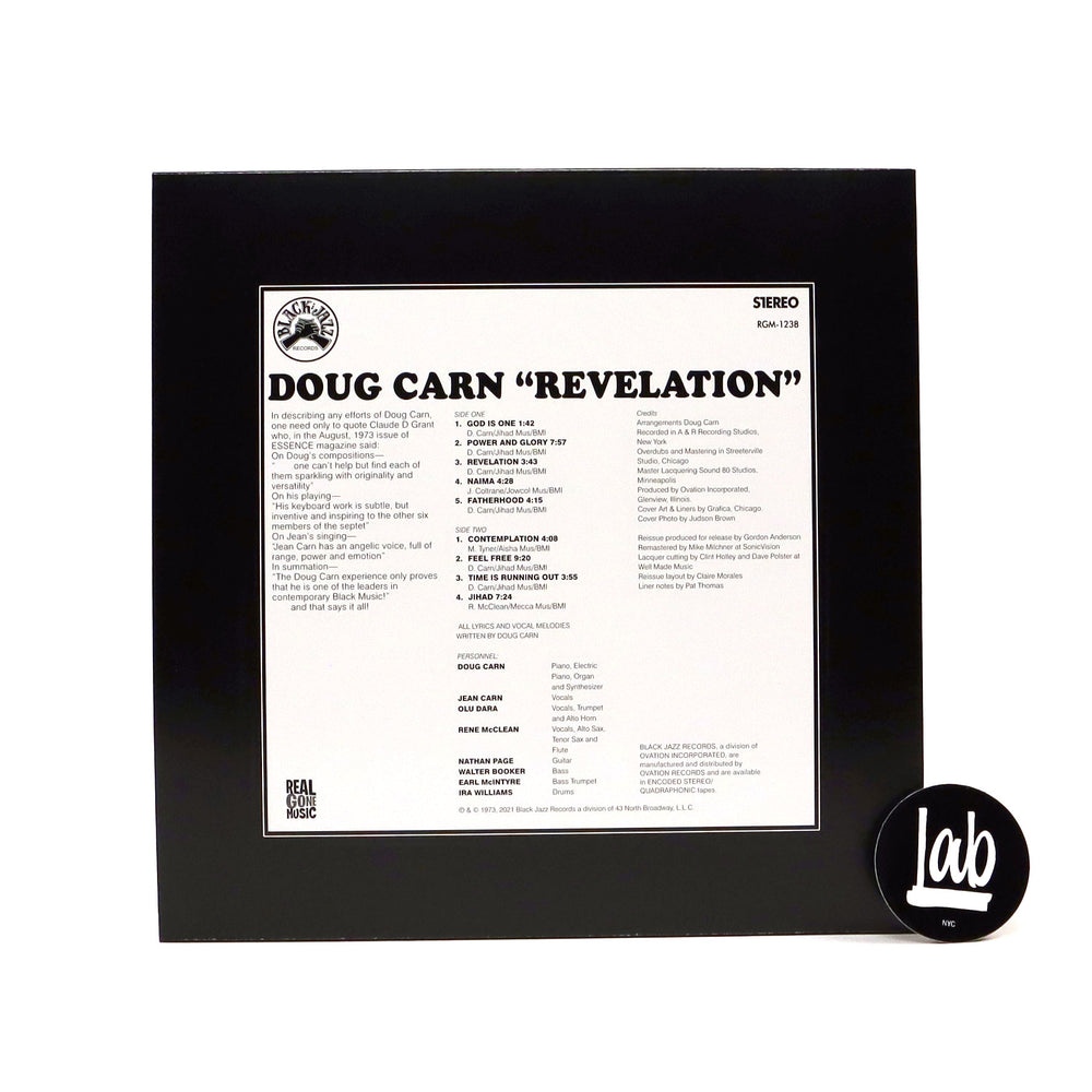 Doug Carn: Revelation (Indie Exclusive Colored Vinyl) 