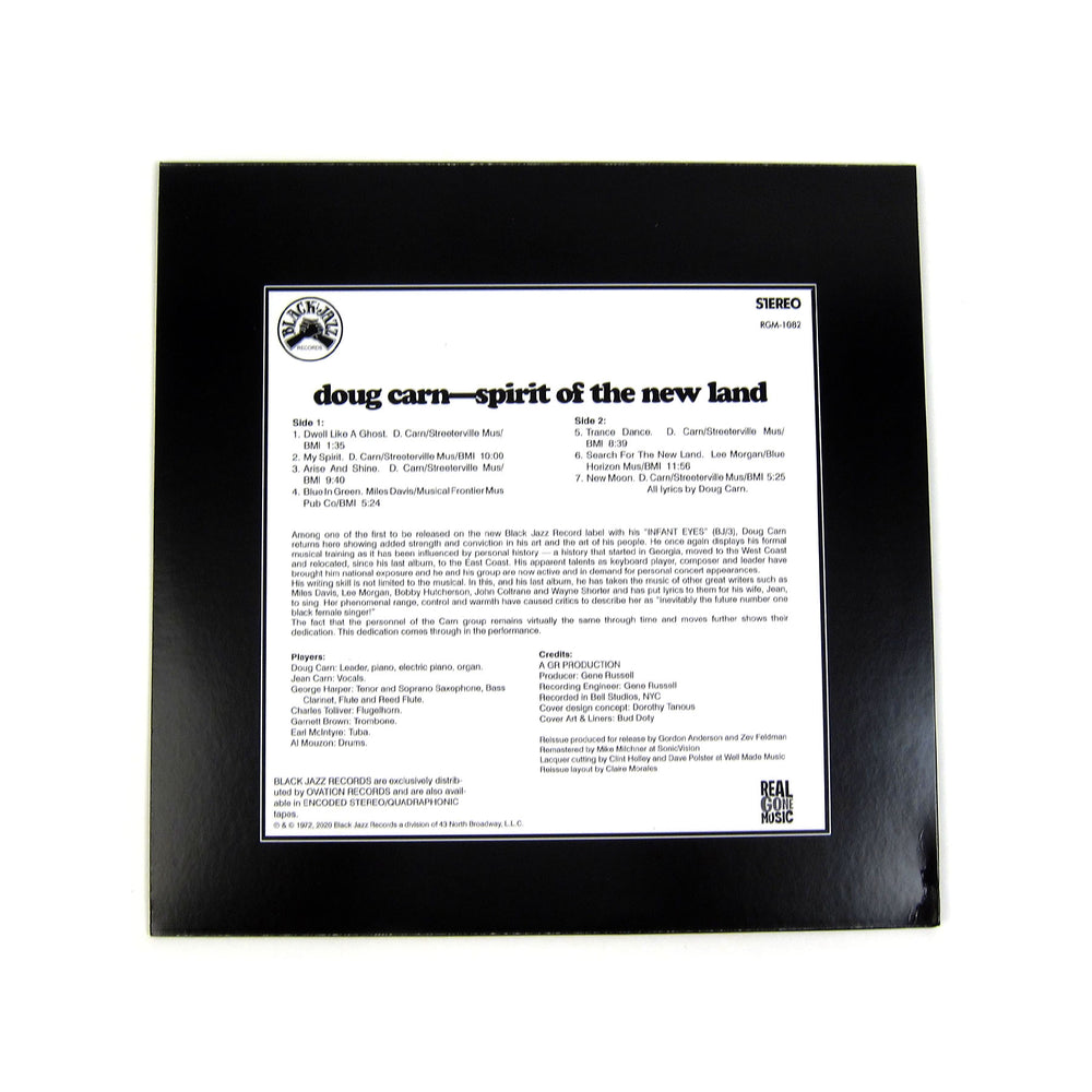 Doug Carn: Spirit of the New Land Vinyl LP