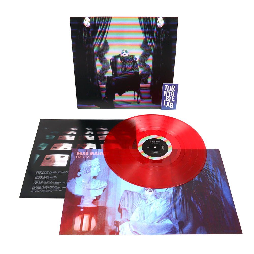 Drab Majesty: Careless (Translucent Red Colored Vinyl)
