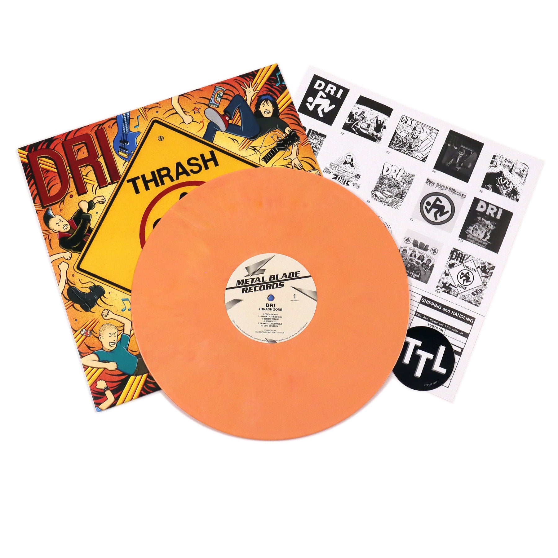 D.R.I.: Thrash Zone (Colored Vinyl) Vinyl LP – TurntableLab.com