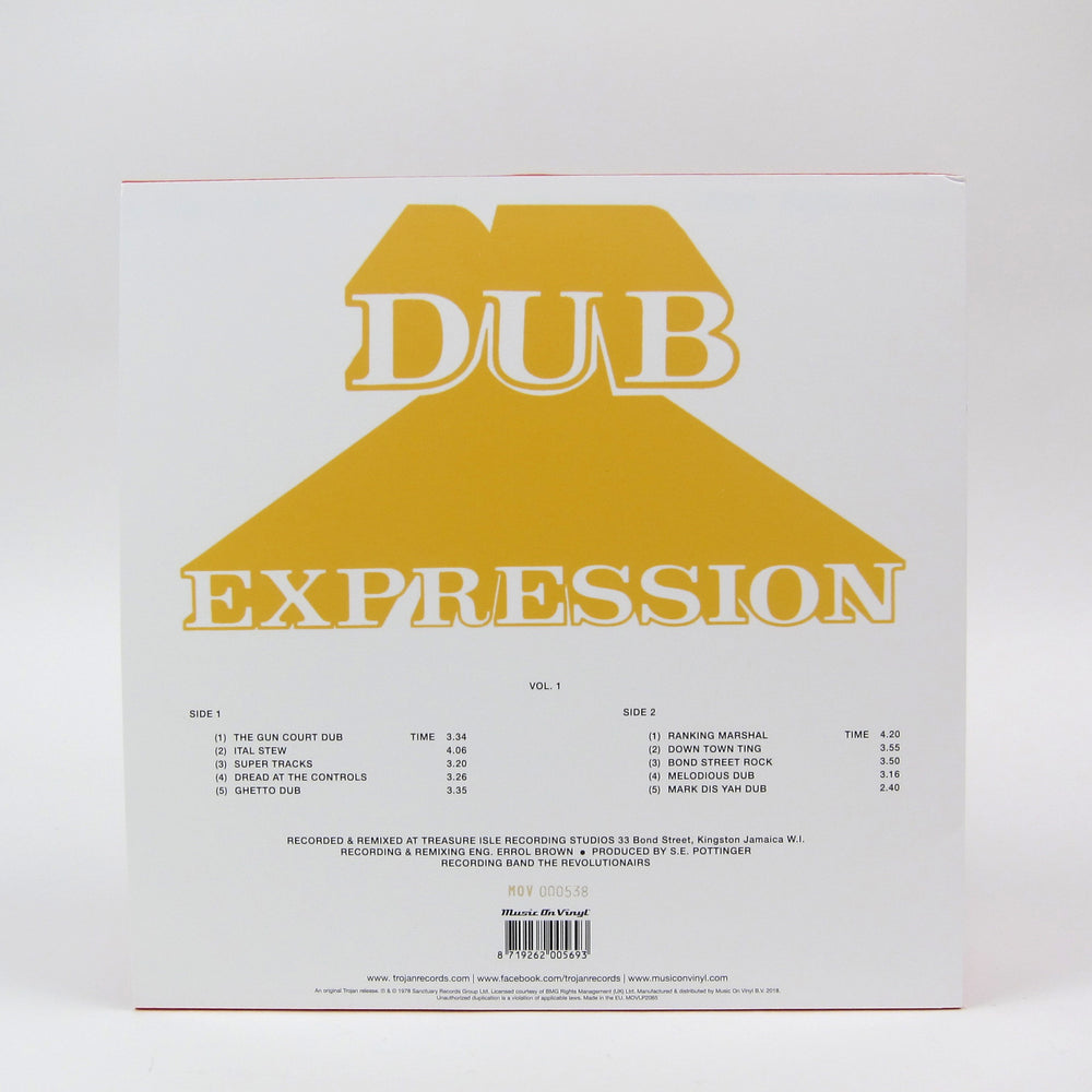 Errol Brown & The Revolutionaries: Dub Expression (Music On Vinyl 180g, Colored Vinyl) Vinyl LP