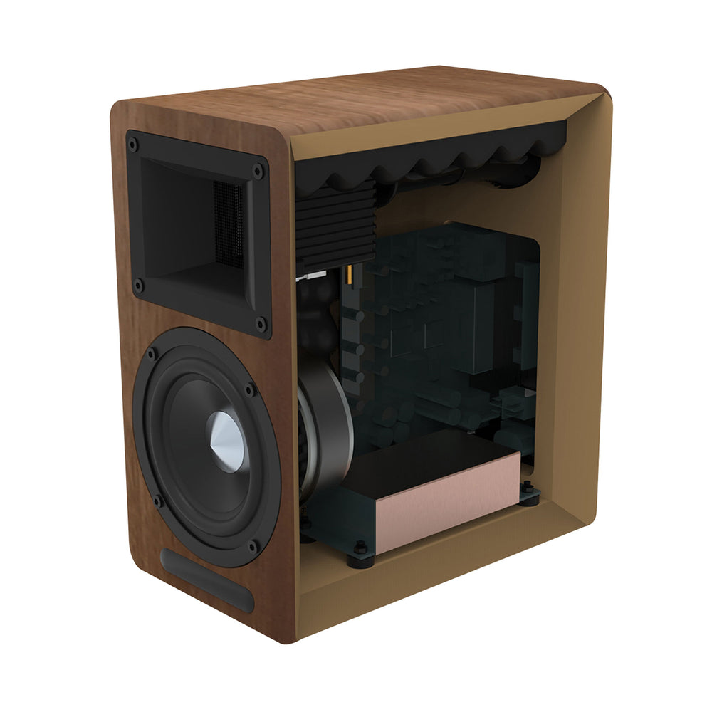 Edifier: Airpulse A80 Powered Speakers w/Bluetooth - Wood Brown