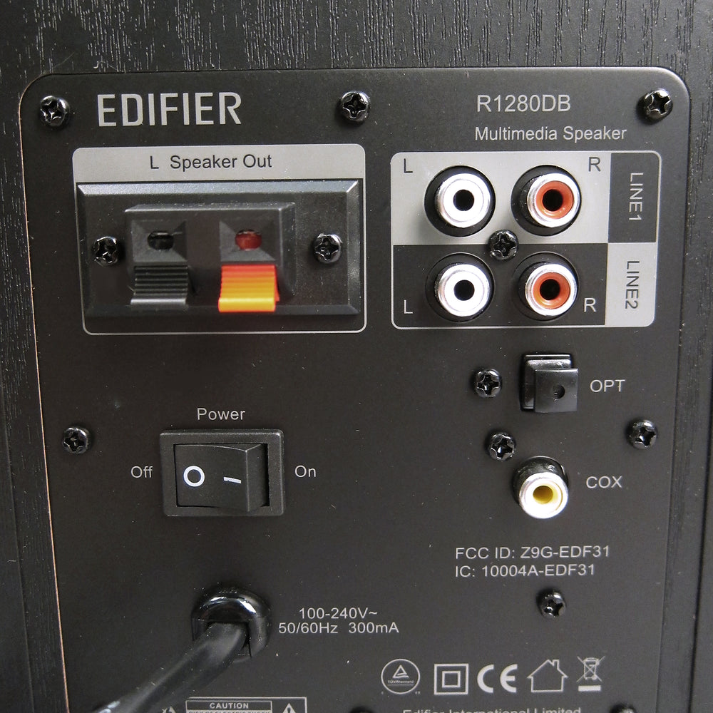 Edifier: R1280DB Powered Speakers w/ Bluetooth - Wood Brown —