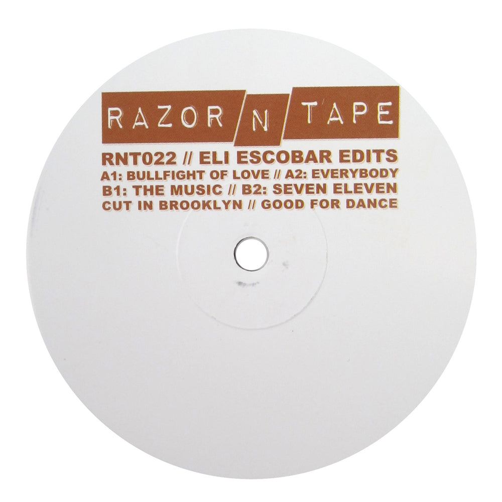 Eli Escobar: Eli Escobar Edits Vinyl 12"