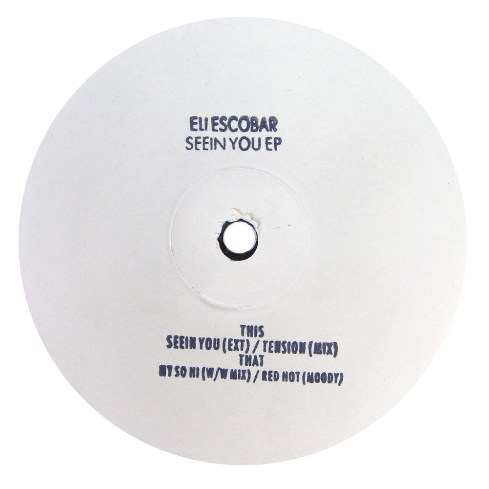 Eli Escobar: Seein You EP Vinyl 12"