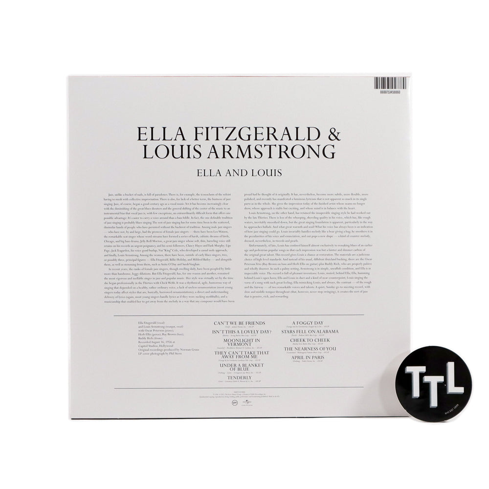 Ella Fitzgerald & Louis Armstrong: Ella & Louis Vinyl LP