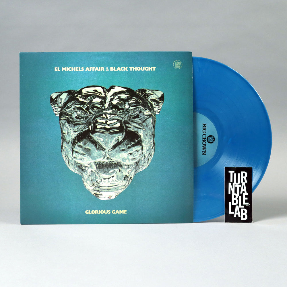 El Michels Affair & Black Thought: Glorious Game (Blue Panther Colored Vinyl) Vinyl LP - Turntable Lab Exclusive - LIMIT 1 PER CUSTOMER