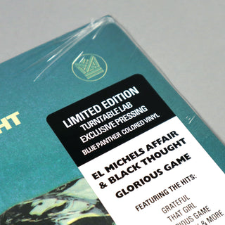 El Michels Affair & Black Thought: Glorious Game (Blue Panther Colored Vinyl) Vinyl LP - Turntable Lab Exclusive - PRE-ORDER - LIMIT 1 PER CUSTOMER